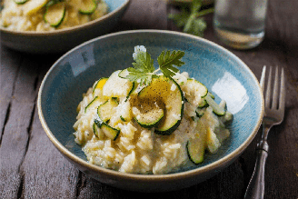 Risoto de abobrinha