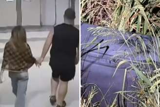 Imagens de câmera de segurança | Mala encontrada nos trilhos do trem