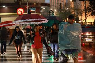 Dia de chuva em São Paulo. Foto ilustrativa.