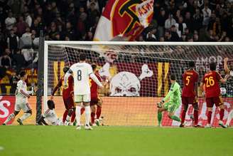 Rudiger fez o gol da virada do Real Madrid sobre a Roma. (Photo by Tullio M. Puglia/Getty Images)
