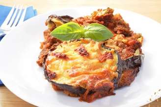 berinjela à parmegiana.