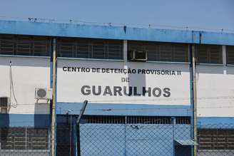 Fachada do Centro de Detenção Provisória 2 CDP II em Guarulhos, SP.