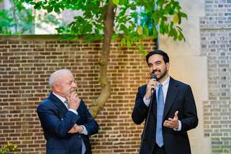 Lula ao lado de Zohran Mamdani, prefeito de Nova York