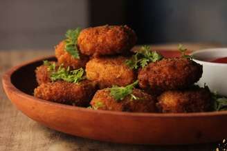 croquete de carne moída na airfryer.
