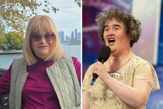 Susan curte passeio às margens do rio | Susan Boyle durante audição em talent show