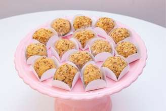 Brigadeiro de paçoca.