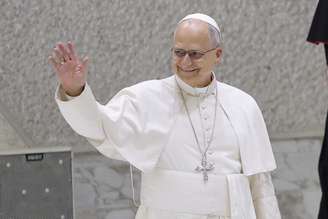 Papa Leão XIV durante audiência no Vaticano