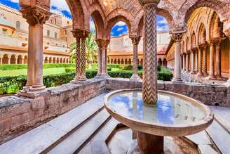 Palácio em Monreale, na Sicília