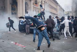 Milão foi palco de manifestações violentas no último fim de semana