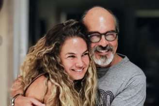 Lua e Billy Blanco em momento descontraído