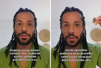 Ator Amaury Lorenzo fala sobre deficiência gradativa e critica Flávio Bolsonaro