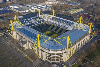 Signal Iduna Park é o palco do Borussia Dortmund, atual segundo colocado da Bundesliga –