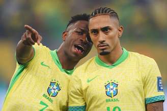 Vinicius Junior e Raphinha pela Seleção Brasileira 