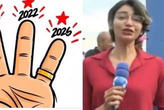 Ilustração da mão de Lula | Soayara Almeida vira meme na eleição