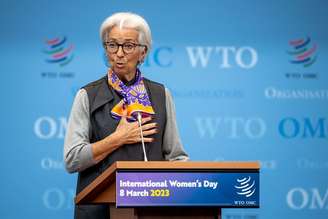 A presidente do BCE, Christine Lagarde