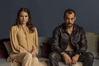 Letícia Colin e Eduardo Sterblitch viveram amantes em 'Os Outros'