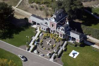 <p>O polêmico rancho de Neverland, mansão do astro Michael Jackson</p>