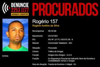 Rogério 157 era um dos traficantes mais procurados do Rio de Janeiro.