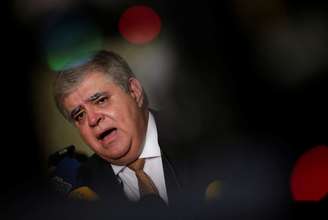 O ministro da Secretaria de Governo, Carlos Marun, durante coletiva de imprensa em Brasília, no Brasil
30/01/2018
REUTERS/Ueslei Marcelino