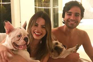 Sthefany Brito e Igor Raschkovsky em foto de 2018.  