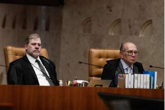 Os ministros Dias Toffoli e Gilmar Mendes, do Supremo Tribunal Federal (STF)