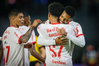 Jogadores do Red Bull Bragantino. 