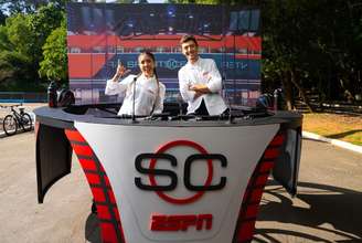 Mariana Pereira e Renan do Couto em SportsCenter especial