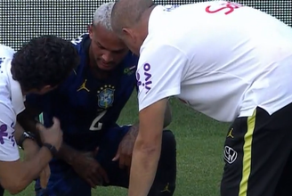 Wesley se machuca no amistoso