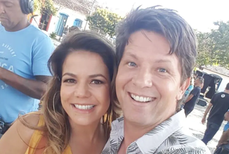 Nívea Stelmann e Mário Frias