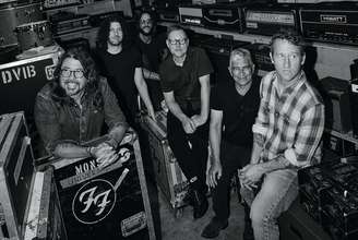 Foo Fighters em 2025, com Ilan Rubin, foto por Elizabeth Miranda