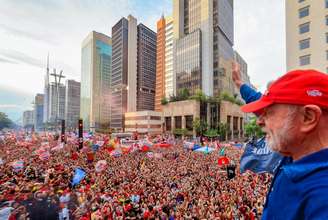 Campanha de Lula na Av. Paulista