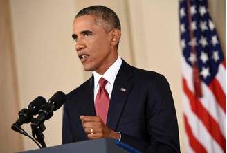 <p>Obama faz discurso na TV sobra ações contra o Estado Islâmico</p>