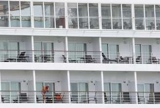 Passageiros em navio de cruzeiro atracado em Recife
13/03/2020
REUTERS/Hesiodo Goes