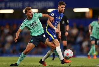 Chelsea e Leicester empatam em Stamford Bridge (ADRIAN DENNIS/AFP)