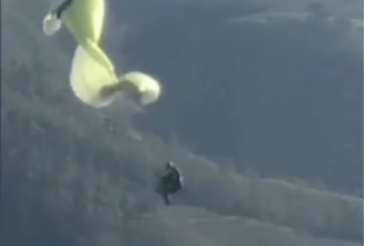 Mulher cai durante voo de paraglider em Santo Antônio do Pinhal, SP