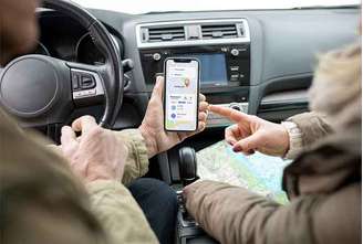 O app da Uber mostra apenas o valor bruto e não detalha o tamanho da fatia que fica com a corrida realizada pelo motorista.