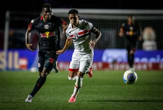 Henry Mosquera, jogador do Red Bull Bragantino. 