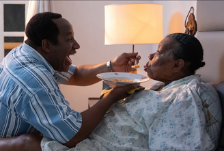 Cena do filme sobre o cantor, ator e comediante Mussum