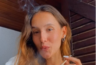 Melissa Said nunca escondeu fumar maconha nas redes sociais, criando conteúdo sobre isso em seu perfi
