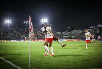 Jogadores do Red Bull Bragantino. 