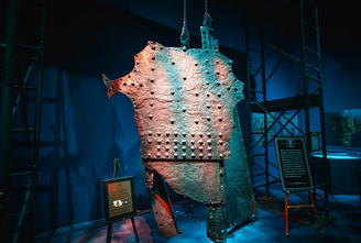A RMS Titanic já organiza exibições de destroços do naufrágio em exposições 