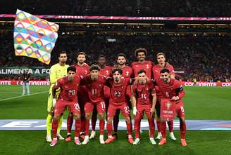 Seleção de Portugal antes de jogo contra Noruega pela Liga das Nações 2026/27 
