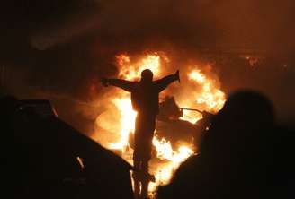 <p>Confrontos nessa terça-feira foram bastante violentos</p>