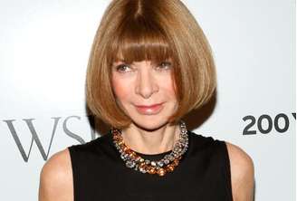 <p>Anna Wintour falou sobre a decisão de colocar o casal na capa da Vogue de abril</p>