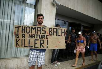 Protesto contra Jogos Olímpicos de 2016 no Rio de Janeiro