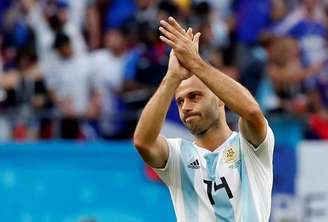 Argentino Javier Mascherano 30/06/2018
REUTERS/Carlos Garcia Rawlins
