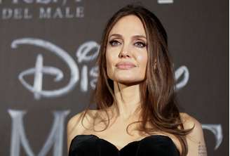 Angelina Jolie durante première de 'Malévola', em outubro de 2019