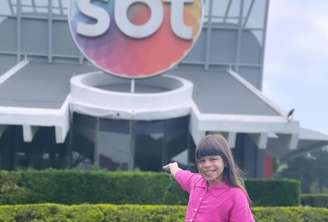 Millena Brandão, de 11 anos, trabalhou em novela do SBT