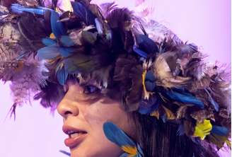 Txai Surui participou do Encontro Futuro Vivo, que aconteceu na terça-feira, 26