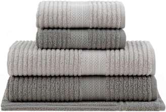 Jogo de toalhas Buddemeyer Doris Banho Cinza Claro/Cinza 5 peças